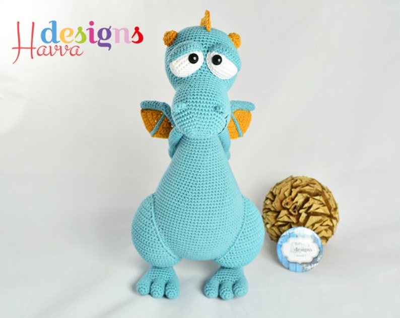 Amigurumi Dragon Kit Blummy the Dragon DIY Crochet KIT