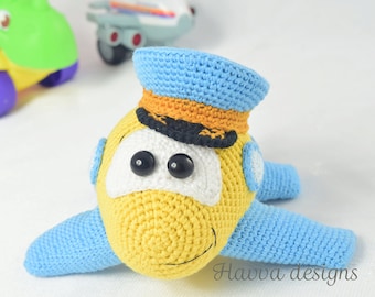 Pilot Plane - Amigurumi PDF Crochet Pattern