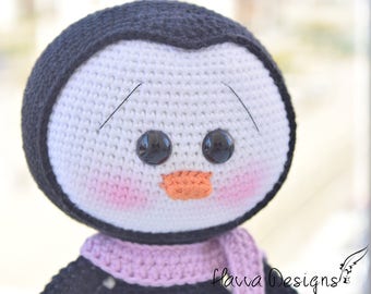 Cute Penguin Toy Pattern - CROCHET Penguin PATTERN / Amigurumi PDF Tutorial