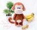 Cute  Monkey Mogli - HavvaDesigns CROCHET Monkey PATTERN 