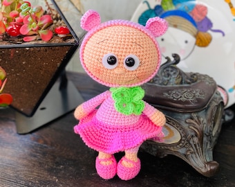 Mini Bonnie With Piggy Costume - Havva Designs CROCHET PATTERN / Amigurumi Tutorial