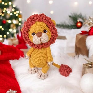 Leo the Lion Amigurumi Crochet Pattern – Mini Soft Jungle Lion Toy PDF, Beginner-Friendly DIY Plushie, Nursery Gift Idea