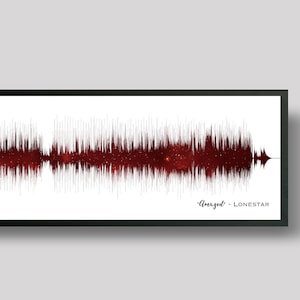 Ondes sonores du 40e anniversaire de Ruby | Impression musicale personnalisée de carte des étoiles | Décoration murale code QR | Idée cadeau mari