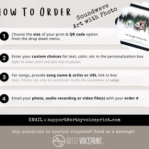 Voice Recording Memorial Gift | Loss of Mother | Voicemail Soundwave Art with QR Code image 3