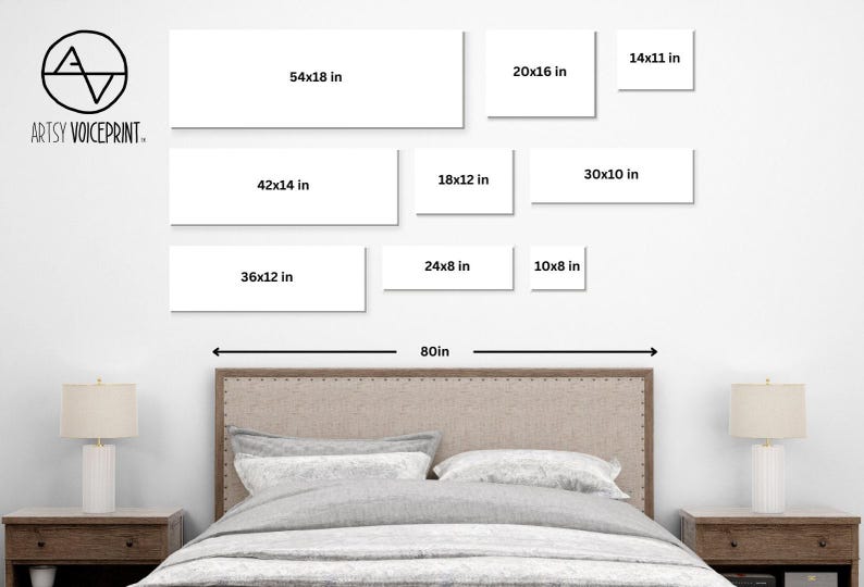 7th Anniversary Gift | Copper Anniversary Gift | Soundwave Art | Night Sky Print image 10