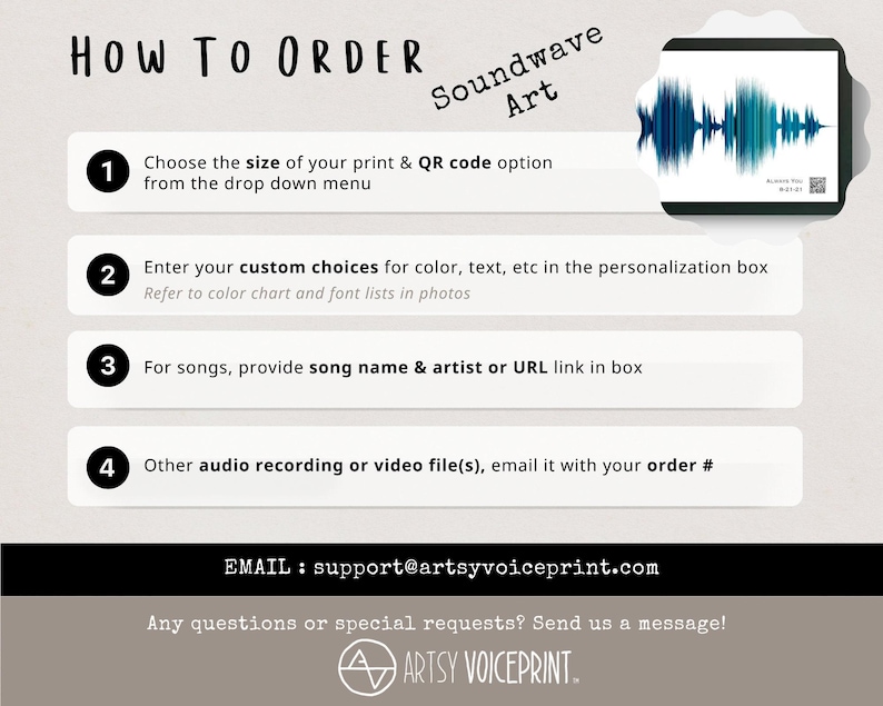 10 Year Tin Anniversary Gift for Husband Wedding Song Sound Wave Art image 5