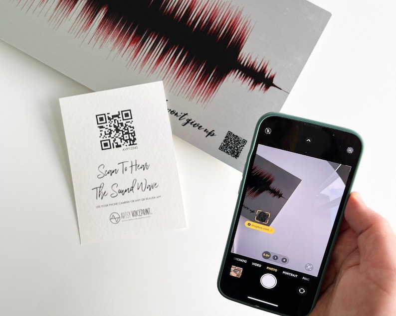 10 Year Tin Anniversary Gift for Husband Wedding Song Sound Wave Art image 6