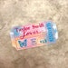 Taylor Swift Lover Inspired Vintage Ticket Vinyl Sticker | Waterproof Sticker | Loverfest Inspired Ticket 