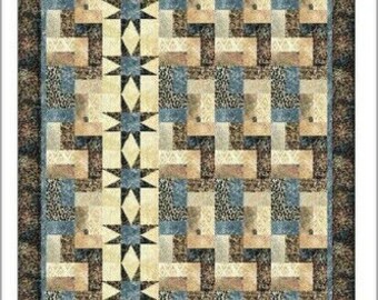 Safari Adventure Quilt Pattern, 4 sizes -Marlous Designs