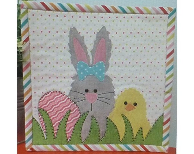 Easter Mug Rug Precut Applique Kit Sewing Kit Sewing Quilt Etsy