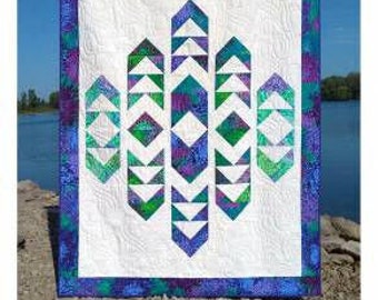 Polarized  by Canuck Quilter Designs Throw 57x73 67x90Twin