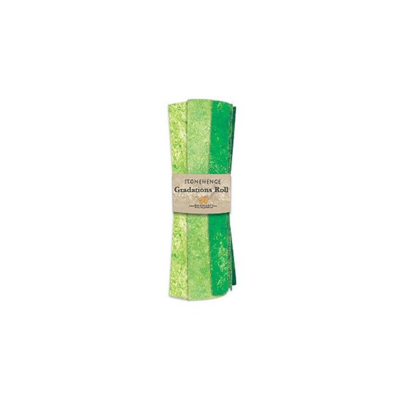 18/'/' X 22/'/' Northcott Cotton Fabric Rainforest Stonehenge Gradations 10 Fat Quarters