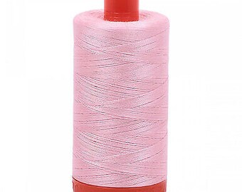 Aurifil Mako Cotton Thread Baby Pink 2423 50wt 1422Yd