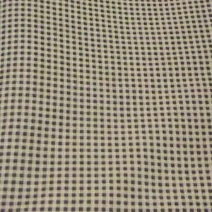 Brown and Tan Squares Cotton Fabric By the Yard