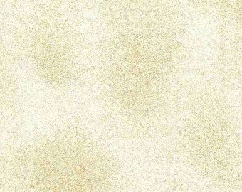 Timeless Treasures Shimmer Ivory Gold Quilting Cotton Fabric by the Yard