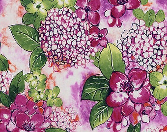 Petal Park Sweet Pea Pink Cotton Fabric by RJR BTY