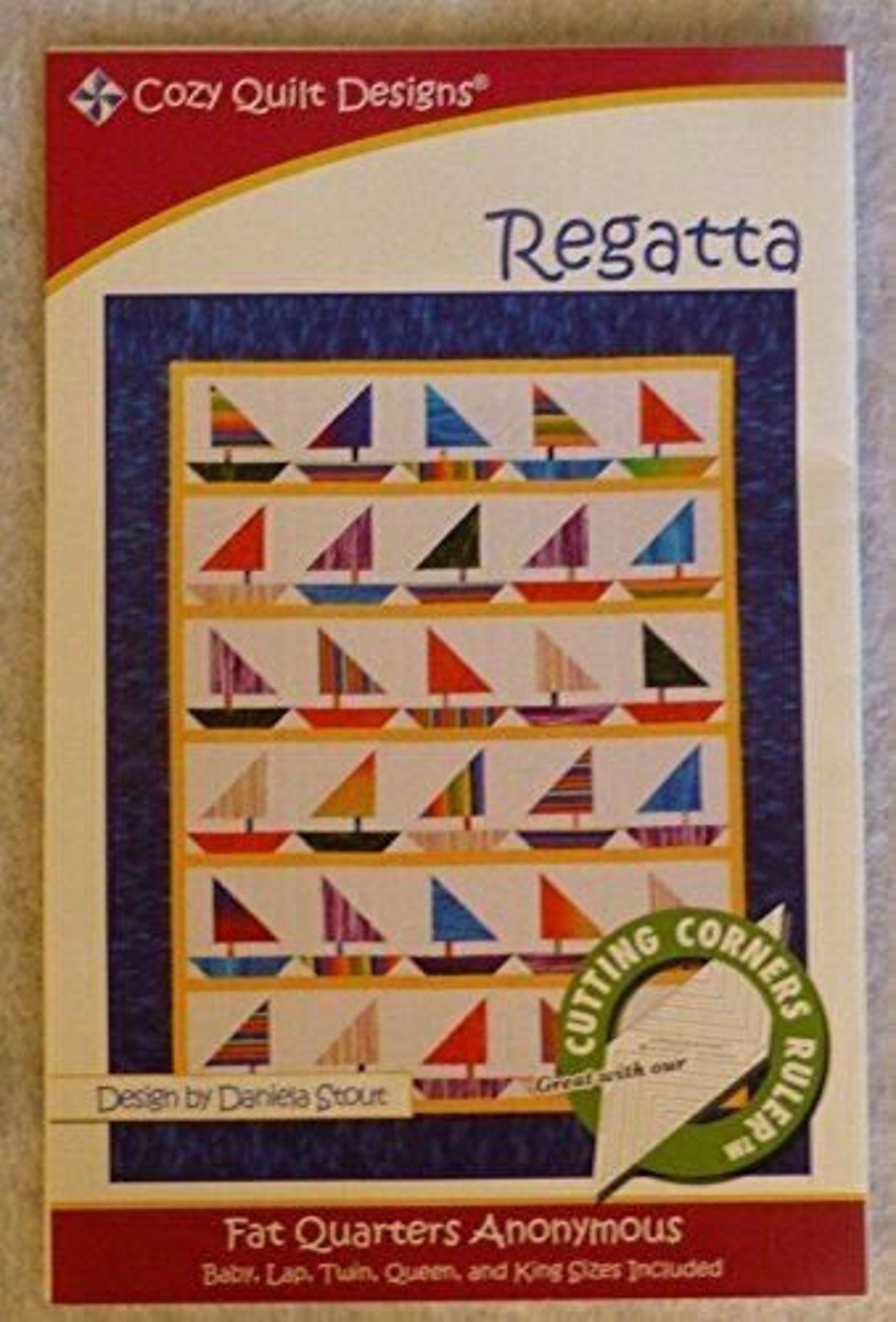 REGATTA Quilt Pattern Fat Quarter Friendly -from: Cozy Quilt Designs ...