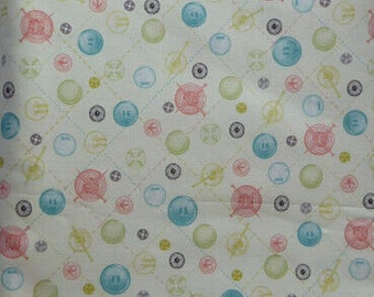 Vintage Notions Sewing by Amy Barickman - Cotton Fabric by Red Rooster