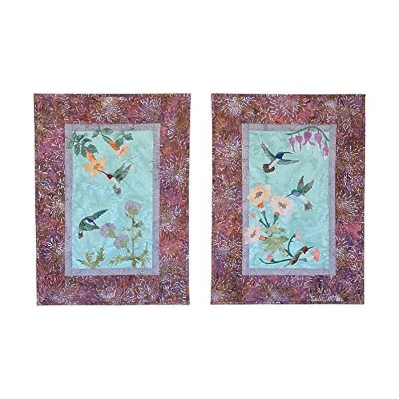 Pattern~tessa/'s Garden Set of Two Patterns 16/'/' x 24/'/' by Mckenna Ryan For Pine Needles Designs