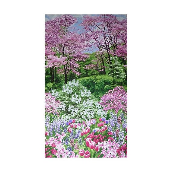 Botanic Garden 23in Fabric Panel Timeless Treasures Spring