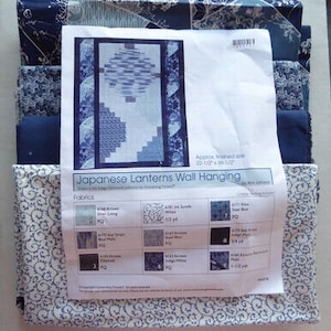 Japanese Lanterns Wall Hanging Kit 32x39 by Connecting Threads
