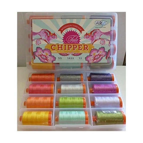 Aurifil #4648 Fiesta Mako Cotton Quilting Thread 50 wt.
