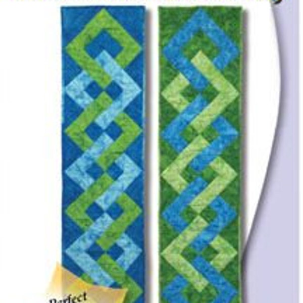 Chained Melody -Table Runner/Wall Hanging Pattern par Karen Combs-12"x48 »