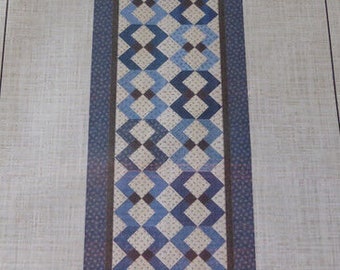 Blue Ribbon Table/Bed Runner Quilt Kit 24"x56" by Sandra Clemons
