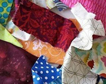 Cotton Fabric Scraps Fabric Strips Fabric Pieces Remnants Scrap Bag