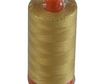 Aurifil Mako Cotton Thread Yellow Ocher 5001 50Wt 1422yd