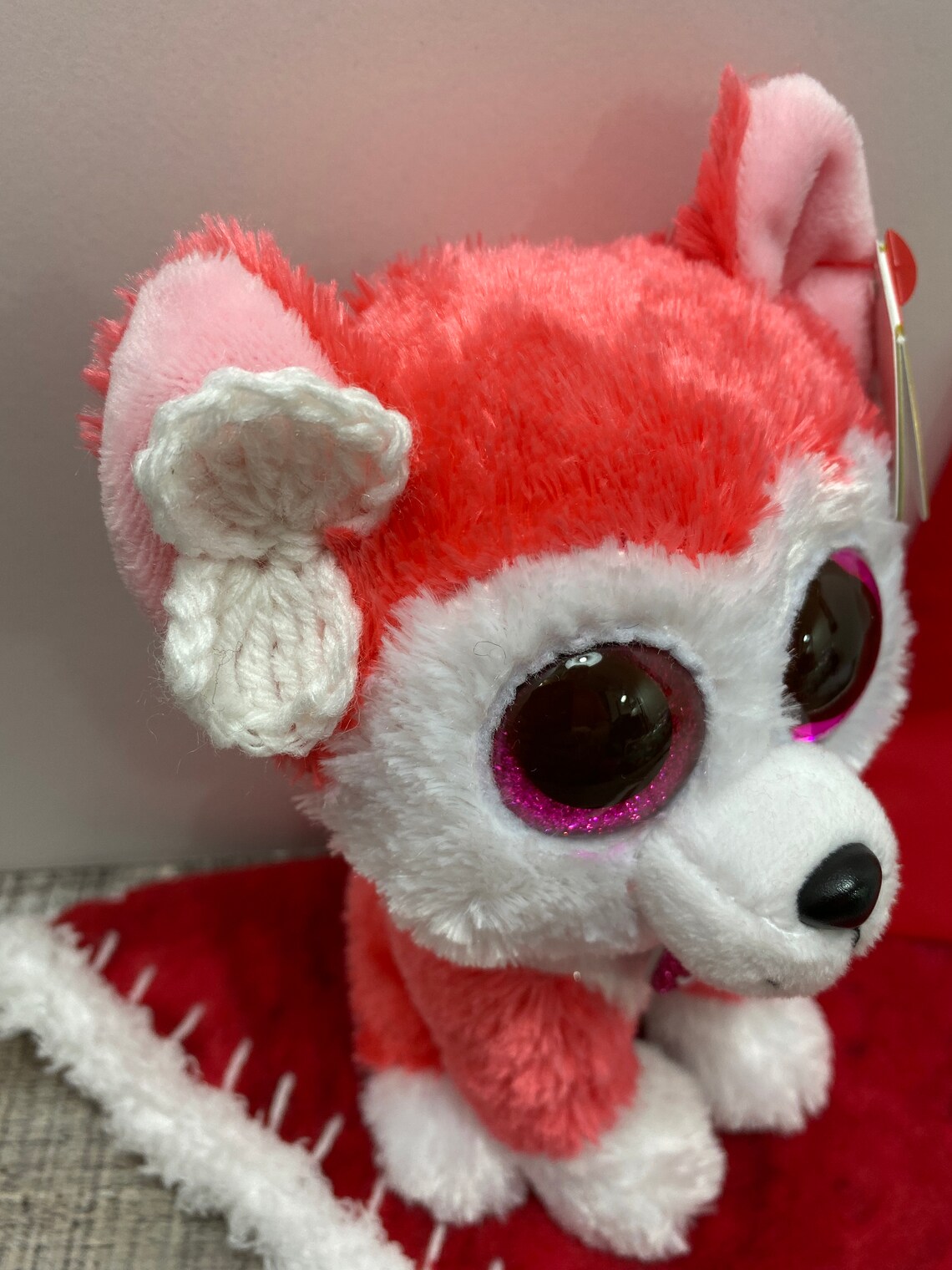 Dog Stuffed Animal Dress up Set Crochet Edge Fleece Blanket Etsy