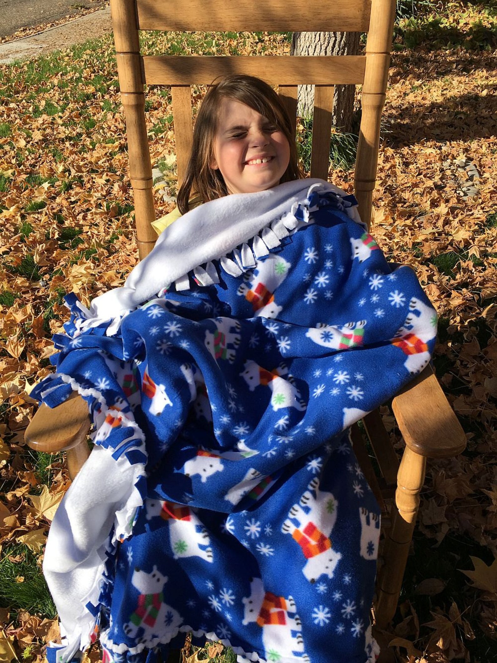 Polar Bears Print Fleece Blanket Reversible Double Layer Etsy