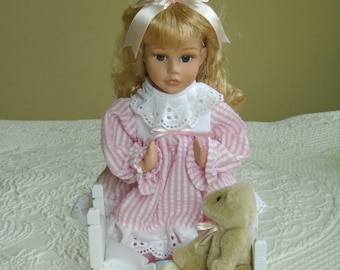 Praying Doll "A Prayer for Peace", Animated &Singing "bedtime" figure. This Child Kneels, Bows Head, Puts Hands Together to Pray