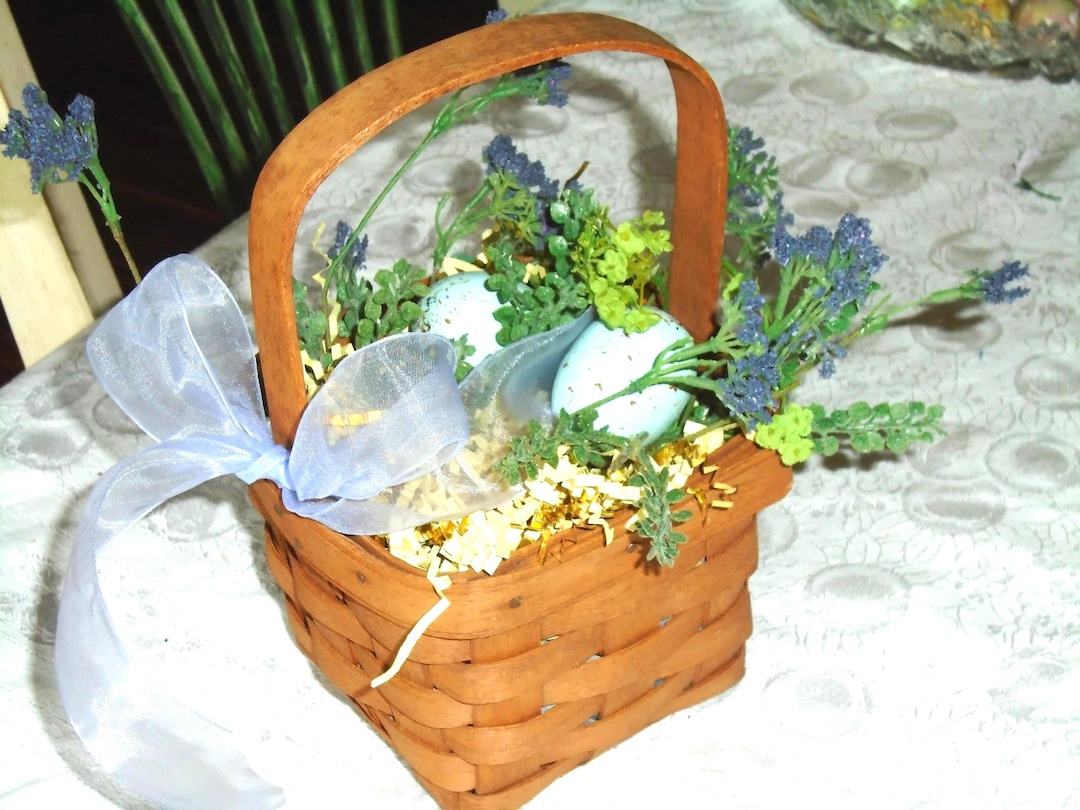 スクエア型ロンガバーガー・スモールバスケット。サイズ：高さ9インチ