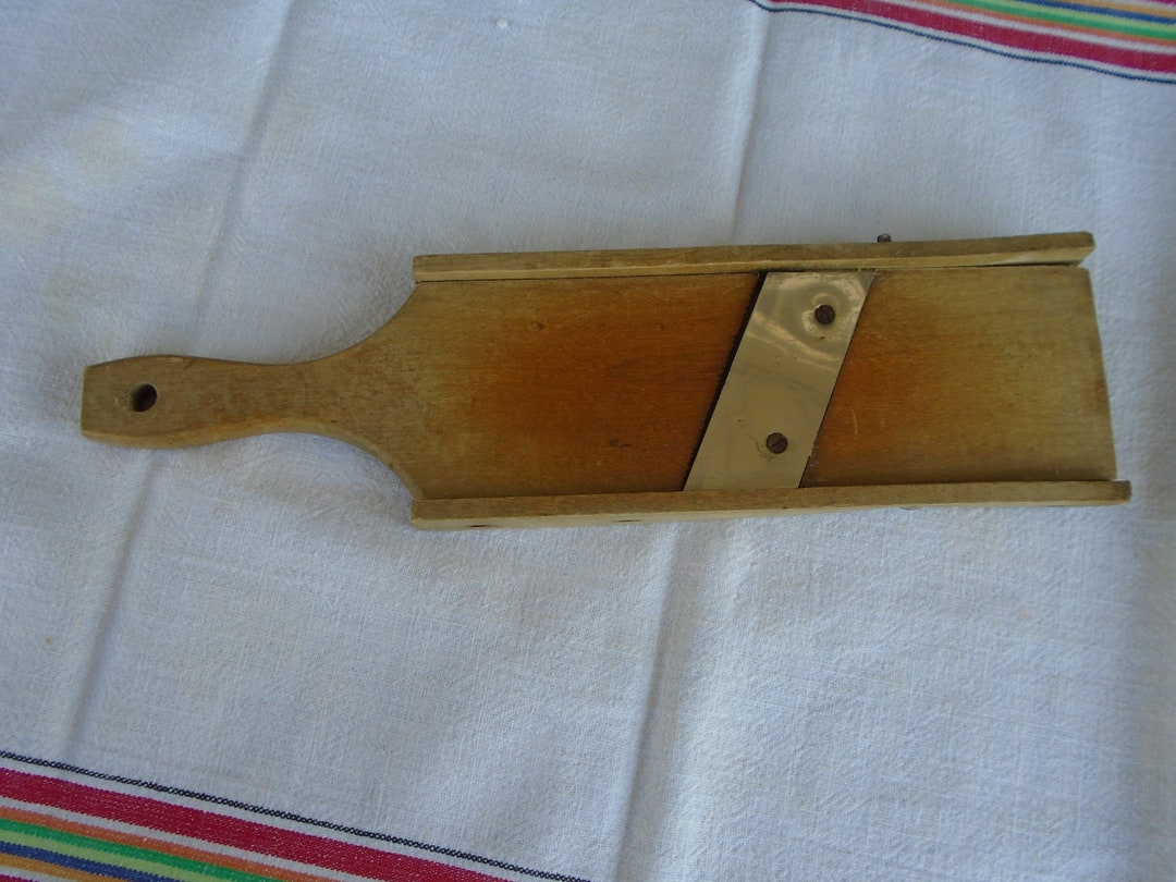 Wood Slaw Cutter Cabbage Slaw & Vegetable, Handheld Cutter Slicer