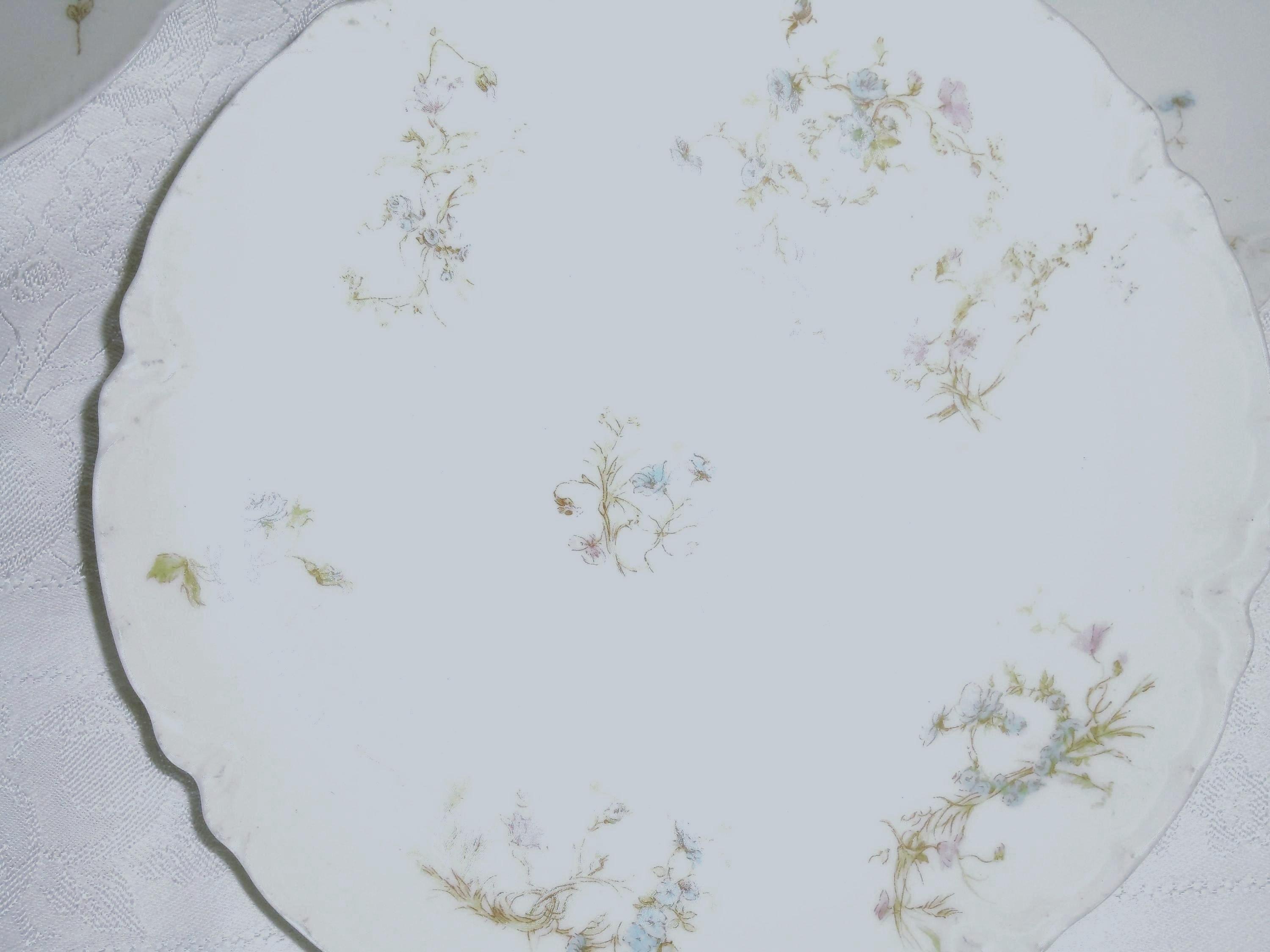 リモージュ フレンチプレート 5 枚、アンティーク 8.5 インチ