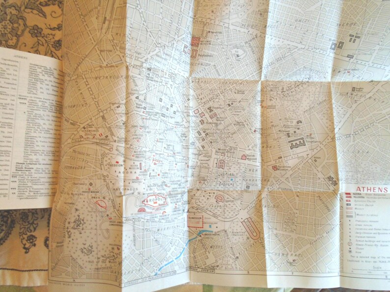 Hachette Guide to Greece, First Edition, Maps & Plans image 3