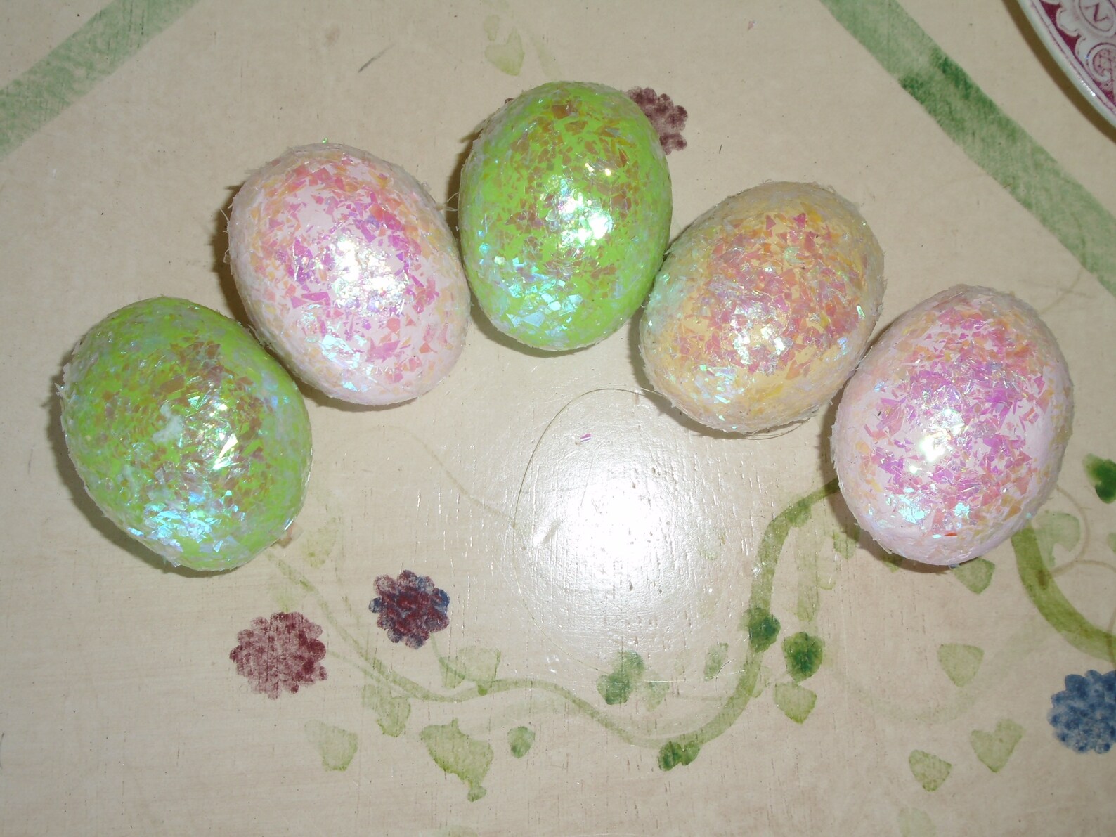 Sparkle Eggs. Set of 6 Sparkle Eggs Glitter Easter Egg Décor Etsy