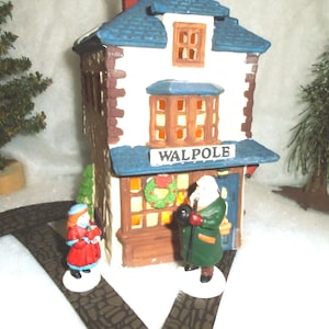 Sastrería Walpole, sastrería a medida de varios pisos, tienda comercial de la serie Dickens Village, departamento 56. N.° 59269 - 1988