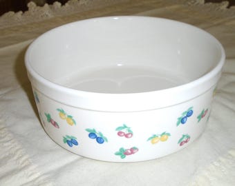 Manifattura di Laveno, Gruppo Richard Ginori Porcellane Da Forno Round Baker/Casserole, Made in Italy, 8.25"x3.25"deep.