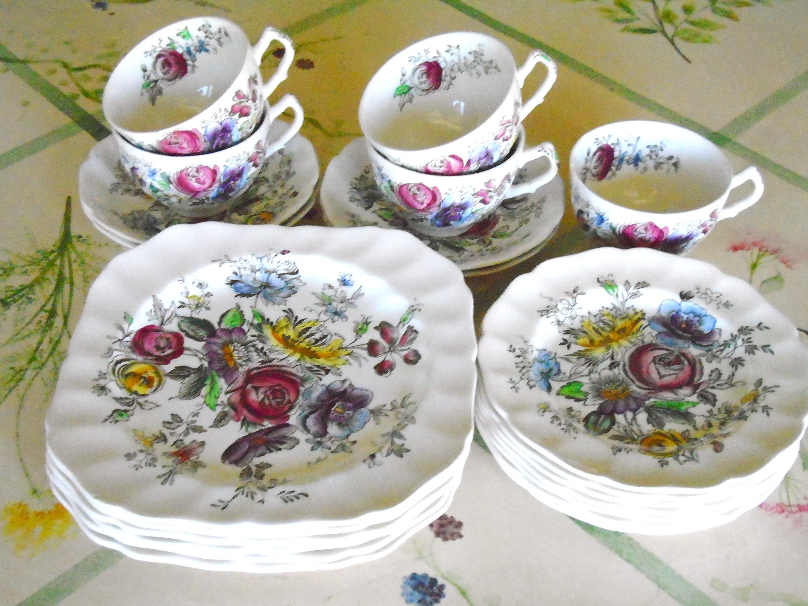 Johnson Bros Victorian Dinner Set - Etsy
