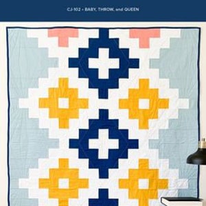 Andes Ode Quilt Pattern by Fran of Cotton and Joy - Paper Printed Quilt Pattern