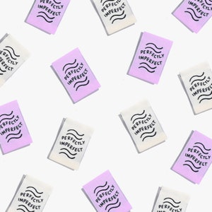 Perfectly Imperfect -  Woven Labels  - Woven Labels | Sew-in labels - Kylie and the Machine
