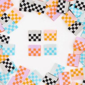 Checkerboard Multipack Woven Labels - Sewing Clothes Tags