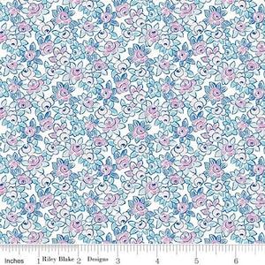 Liberty Fabrics - Quilting Cotton - The Deco Dance Collection Deco Rose A