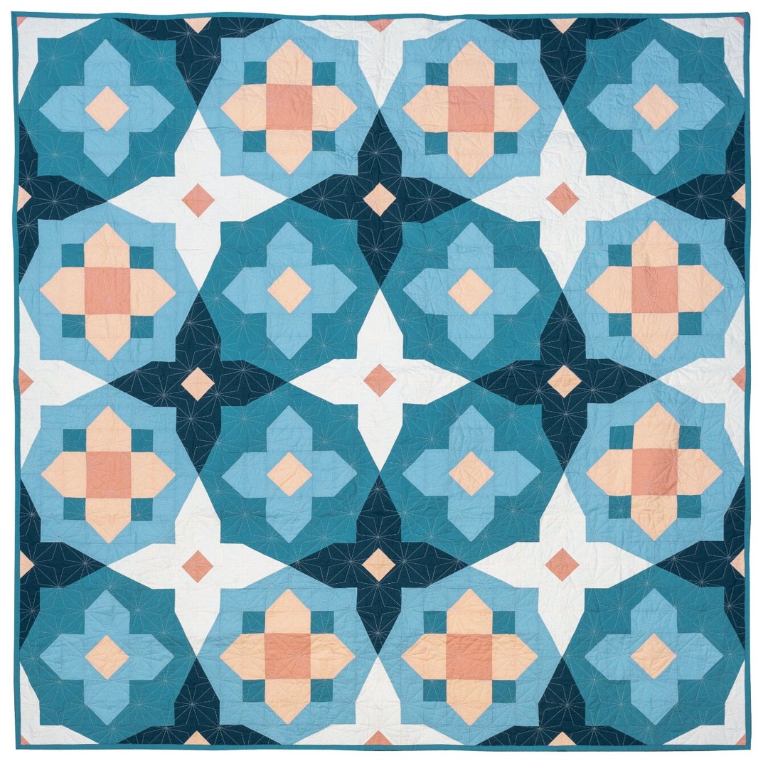 Garden Glow Quilt - Printed Quilt Pattern by Taylor Krz of Toad and Sew ...