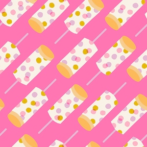 1/2 Yard - Sugar Cone Lipstick RS3060 12 by Kim Kight
