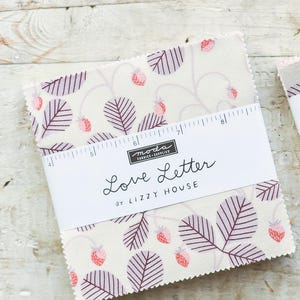 Charm Pack - 5 in x 5 in - Love Letter by Lizzy House, Moda Fabrics