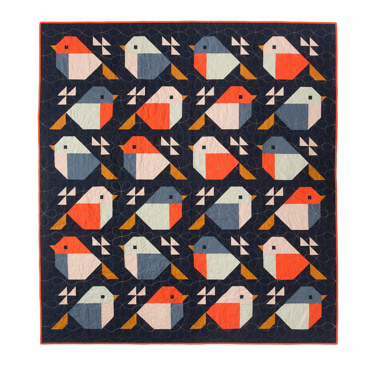 Sparrows Quilt Pattern by Pen and Paper Pattern Paper Etsy Canada