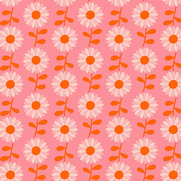 New! 1/2 Yard -  Flowerland Sorbet RS0074 11 - Flowerland  - Ruby Star Society - Melody Miller -  Quilting Cotton- Available Now